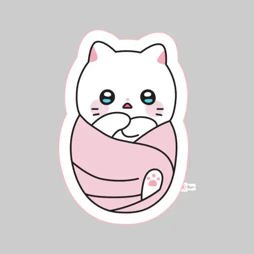 Meow Man - Burrito Flat Cushion - Webtoon Friends - Home & Living, Accessories - Harumio