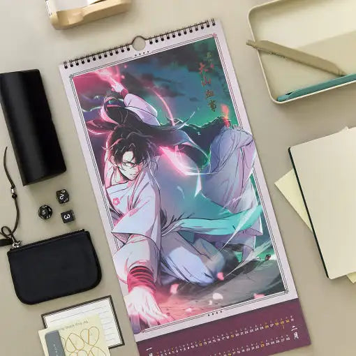 Return of the Blossoming Blade - 2025 Plum New Year Calendar - Webtoon Friends - Calendar - Harumio