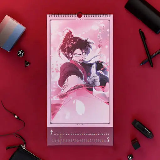 Return of the Blossoming Blade - 2025 Plum New Year Calendar - Webtoon Friends - Calendar - Harumio