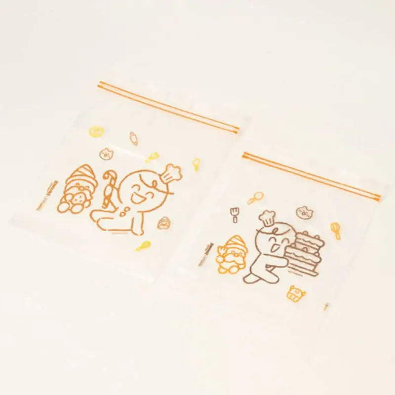 Cookie Run - Home Baking Zipper Bag Set Of 2 - Cookie Run - Accesories - Harumio