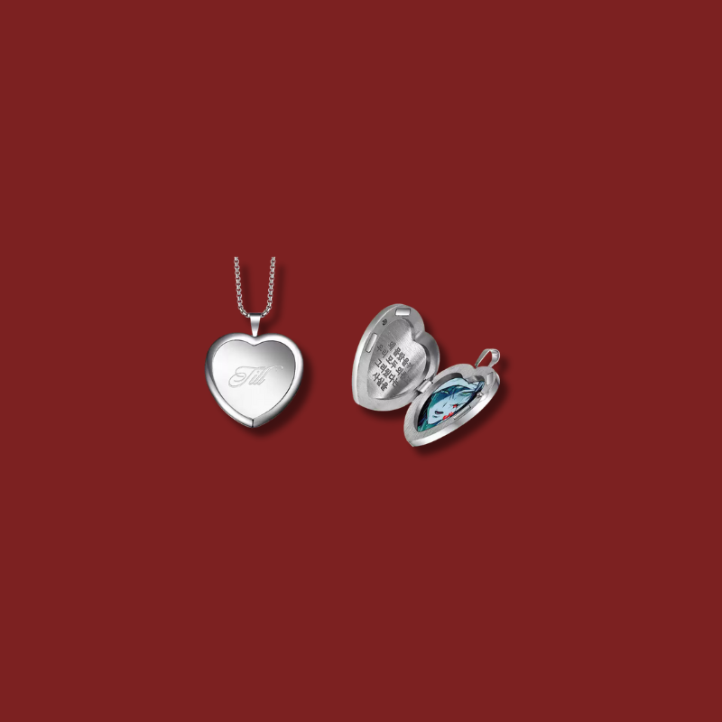 Alien Stage Karmic Angel - Heart Photo Frame Pendant