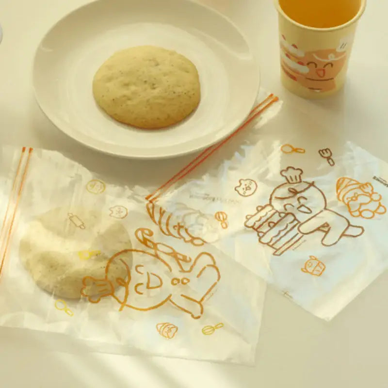 Cookie Run - Home Baking Zipper Bag Set Of 2 - Cookie Run - Accesories - Harumio