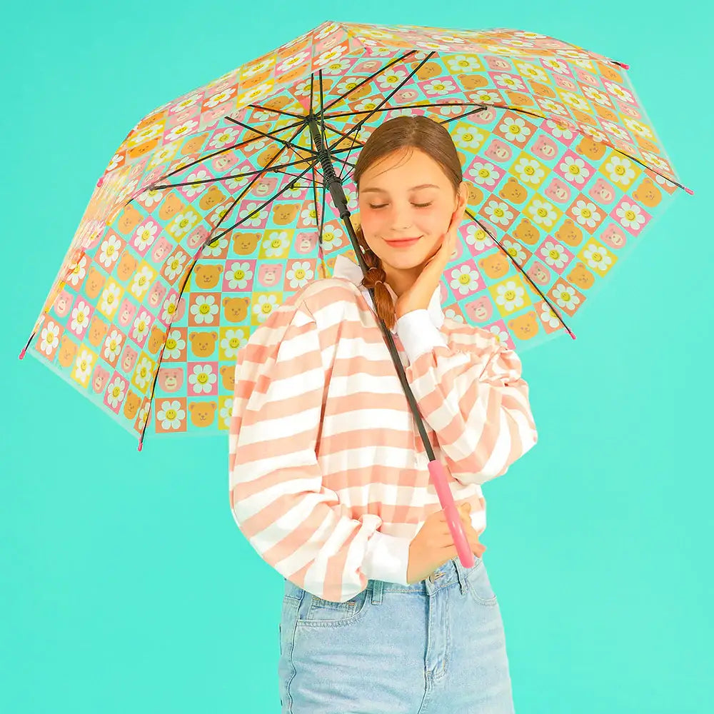 Wiggle Wiggle x Bellygom - Transparent Umbrella - Wiggle Wiggle - Umbrella - Harumio