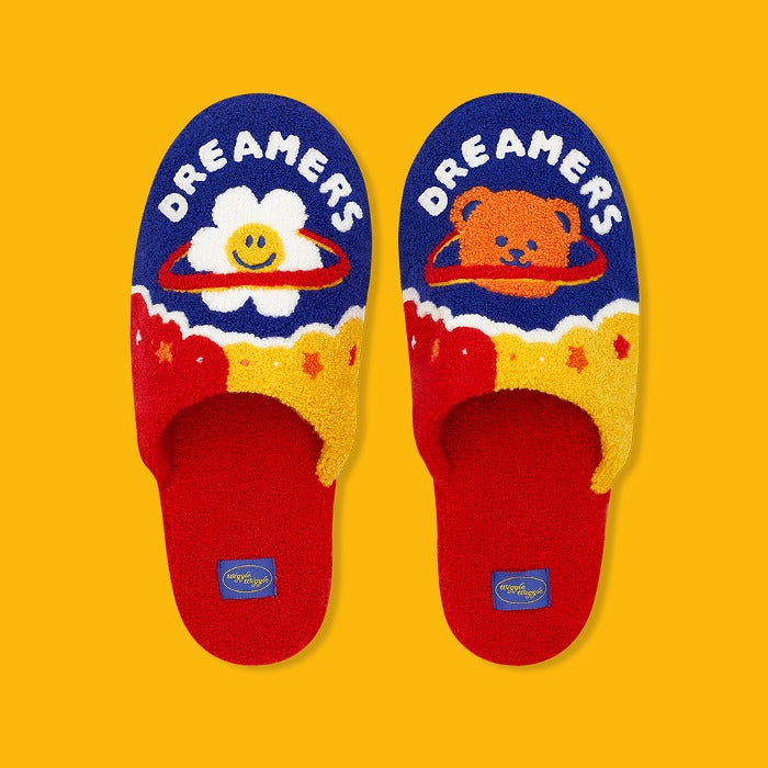 Wiggle Wiggle - Dreamers Terry Home Slippers