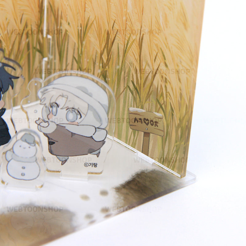 A World Without You - Diorama Acrylic Set - Webtoon Shop - Acrylic Stand - Harumio