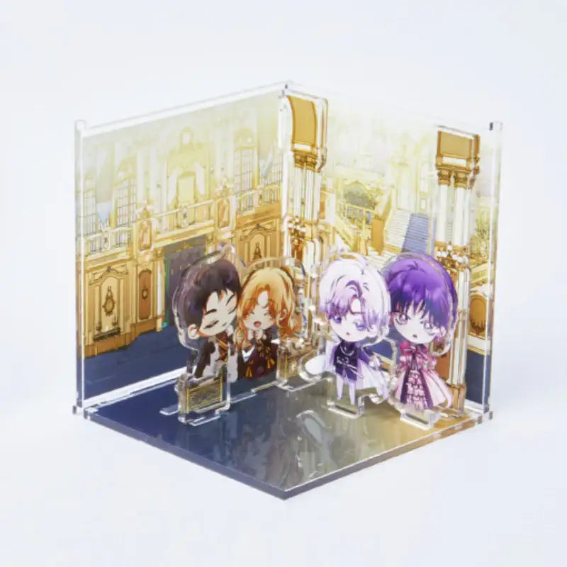 Your Throne - Acrylic Room Diorama - Webtoon Friends - Acrylic Stand - Harumio