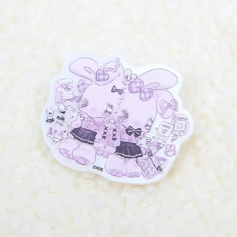 Miffy_riri - Acrylic Badge - Webtoon Shop - Accessories - Harumio