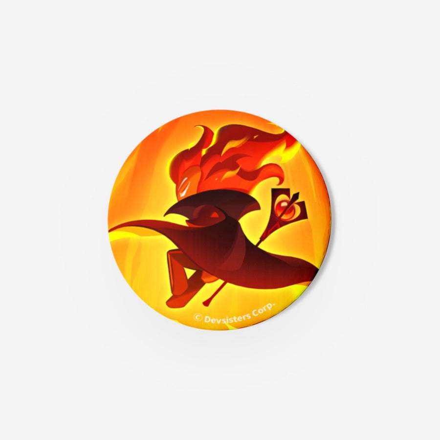Cookie Run : Kingdom - Flame Spirit Cookie Fiery Pin Button