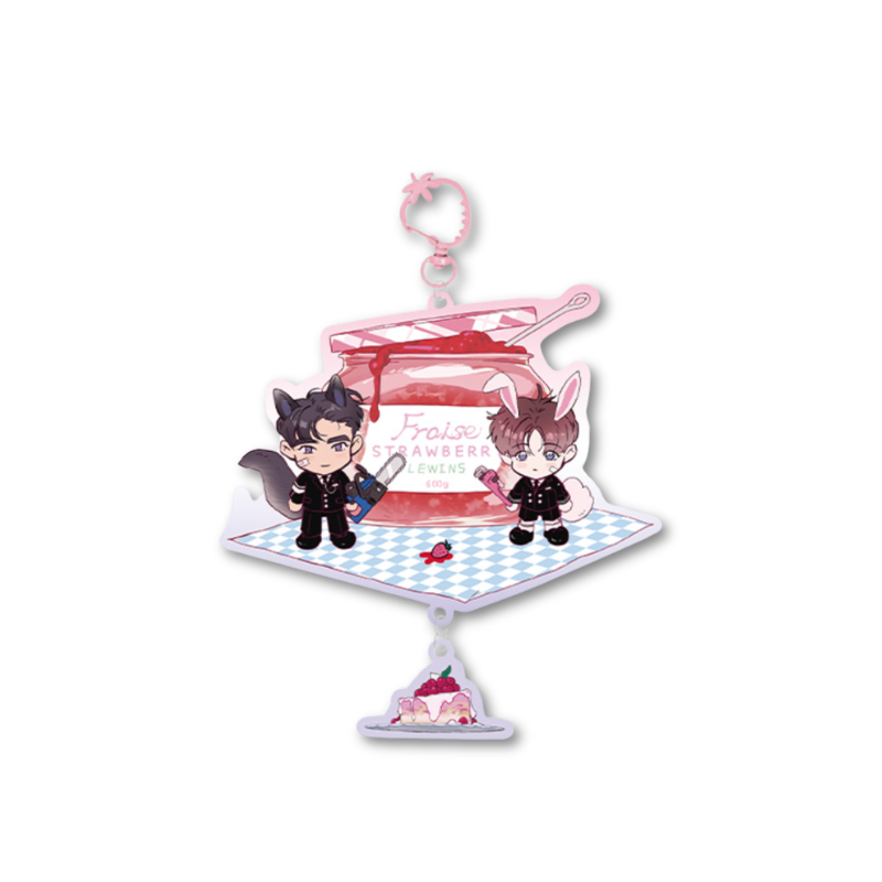 Hyperventilation - Berry Black Forest Series – Arcylic Keychain