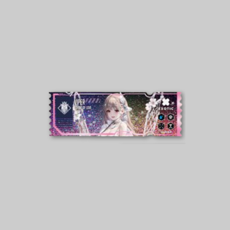 Goddess of Victory: NIKKE Summer 2026 Pop-Up - Glyphic Ticket Ver. 2