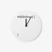 Heap & Stack - Infinite Loop Chromalux Round Clock - Marpple Shop - Clock - Harumio