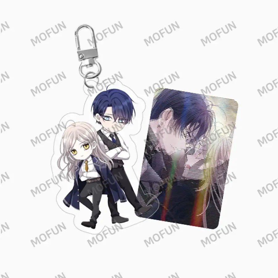 Charlotte Has Five Disciples - Acrylic Keyring & Lenticular Photocard Set - MOFUN - Acrylic Keyring - Harumio
