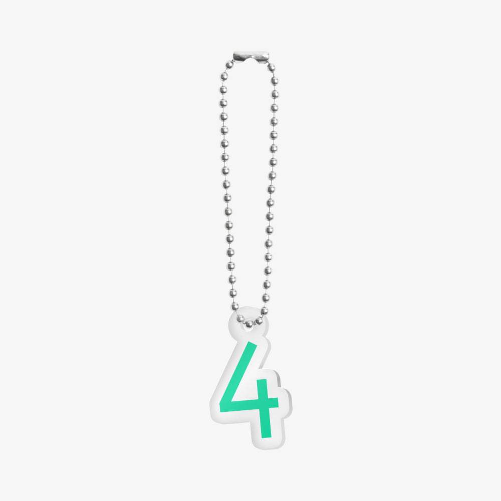 268 Design - Number 4 Keychain - Marpple Shop - Keychain - Harumio