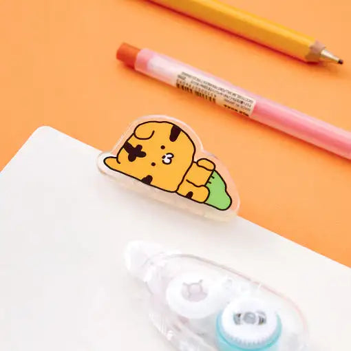 Coco the Timid Tiger - Acrylic Clip - Webtoon Friends - Acrylic Clip - Harumio