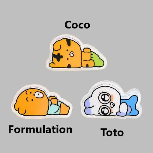 Coco the Timid Tiger - Acrylic Clip - Webtoon Friends - Acrylic Clip - Harumio