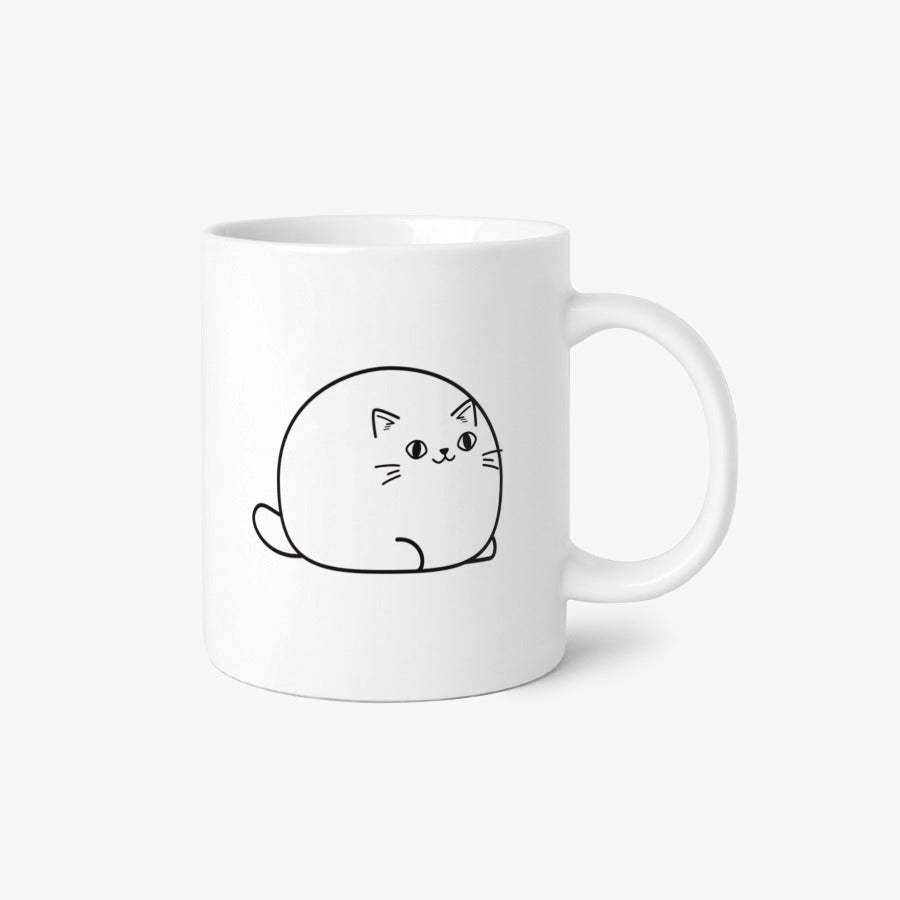 Fat Zoo - Fat Cat Bread Mug - Marpple Shop - Mug - Harumio