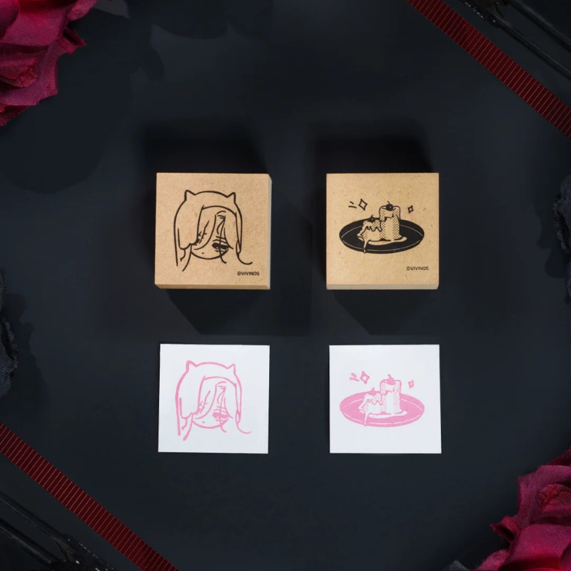 Alien Stage x March Monster Cafe - Chibi Stamp Set