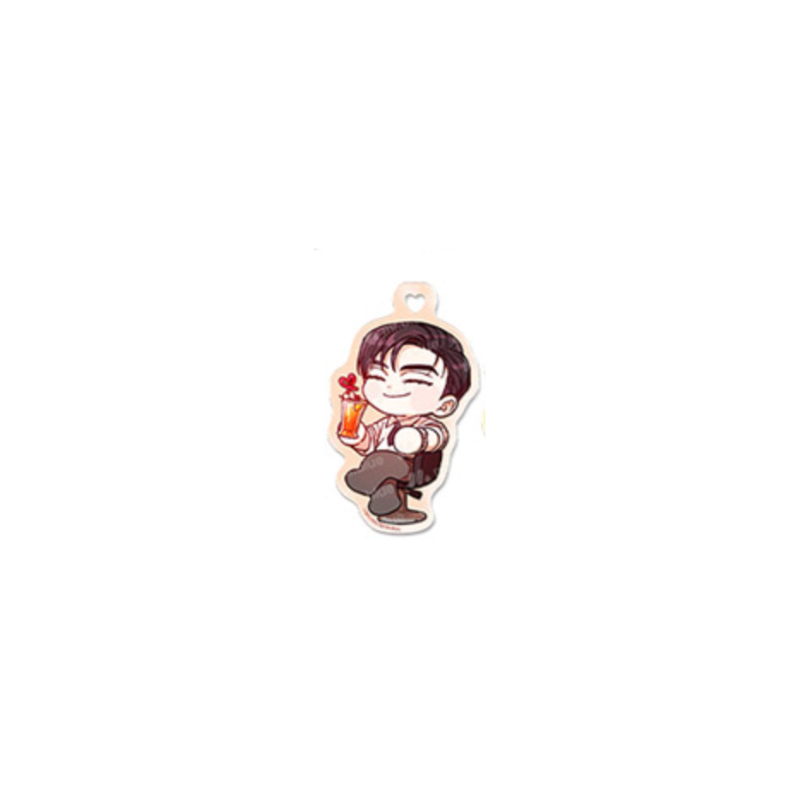 Mr. Blue Pop-Up - SD Acrylic Keyring