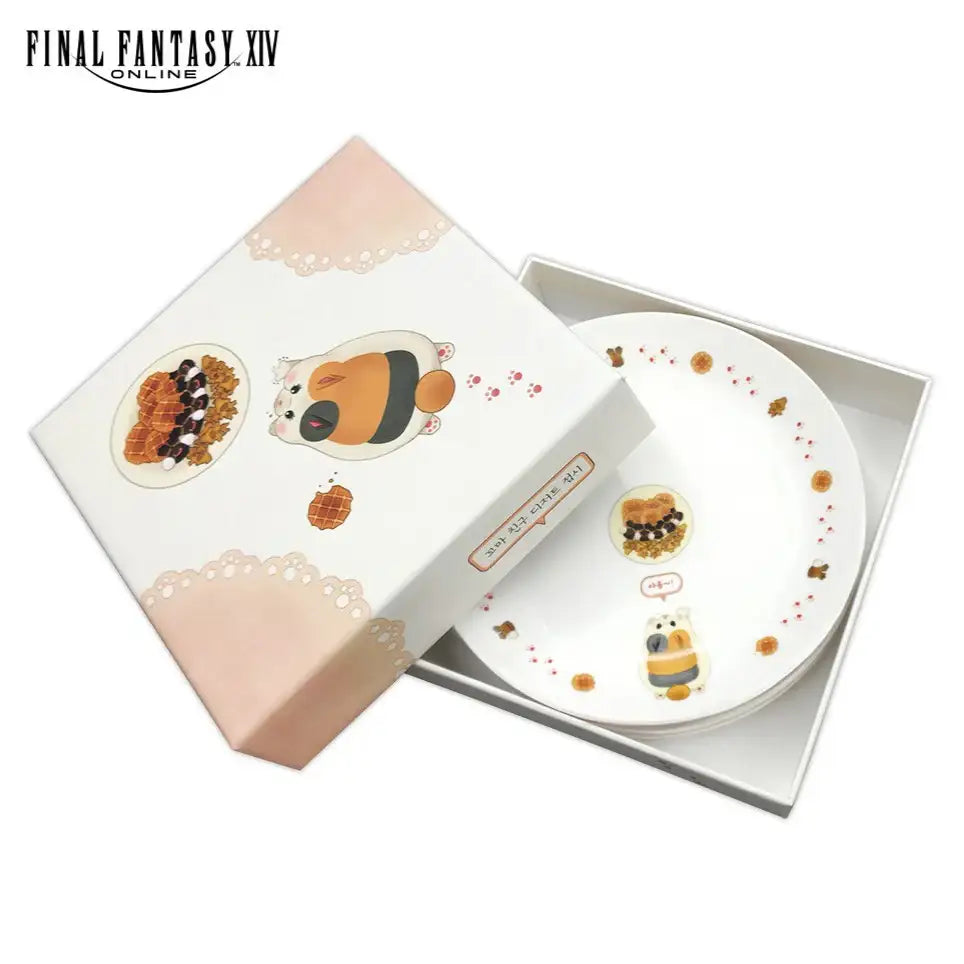 Final Fantasy XIV - Minions Dessert Plate - SQUARE ENIX - Plates - Harumio