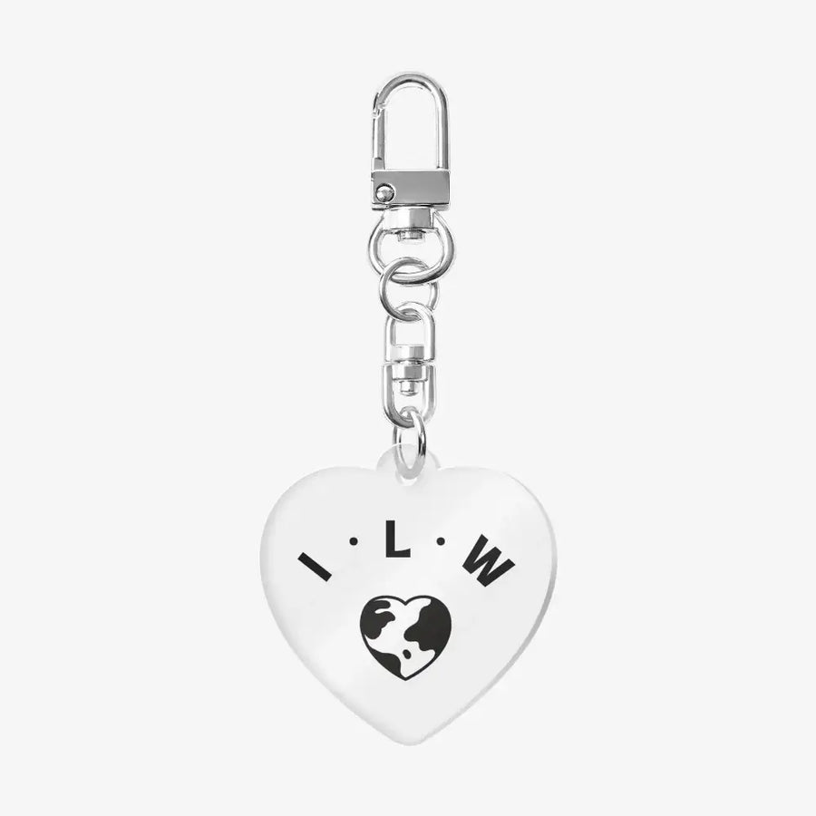 ILoveTheWorld - Heart Acrylic Keyring - Marpple Shop - Keyring - Harumio