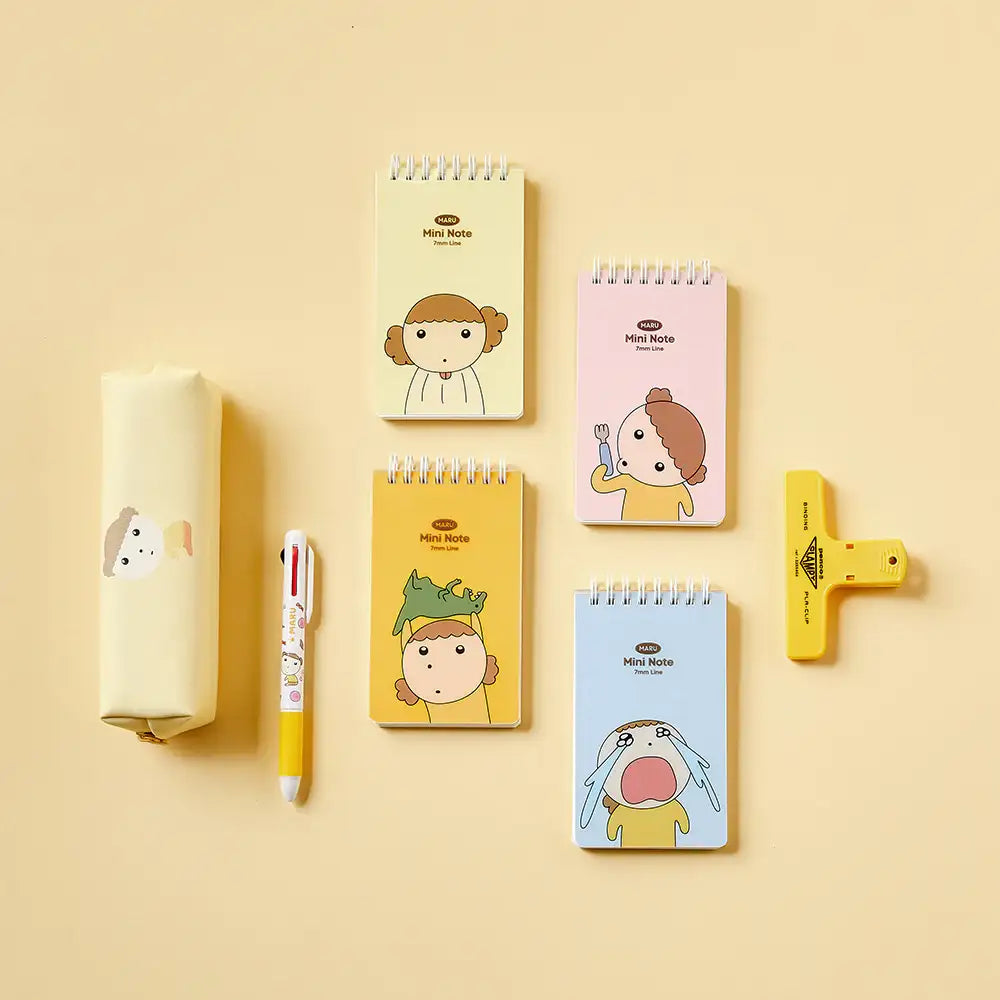 Maru Is a Puppy - Mini Notebook - Webtoon Friends - Home & Living, Accessories - Harumio