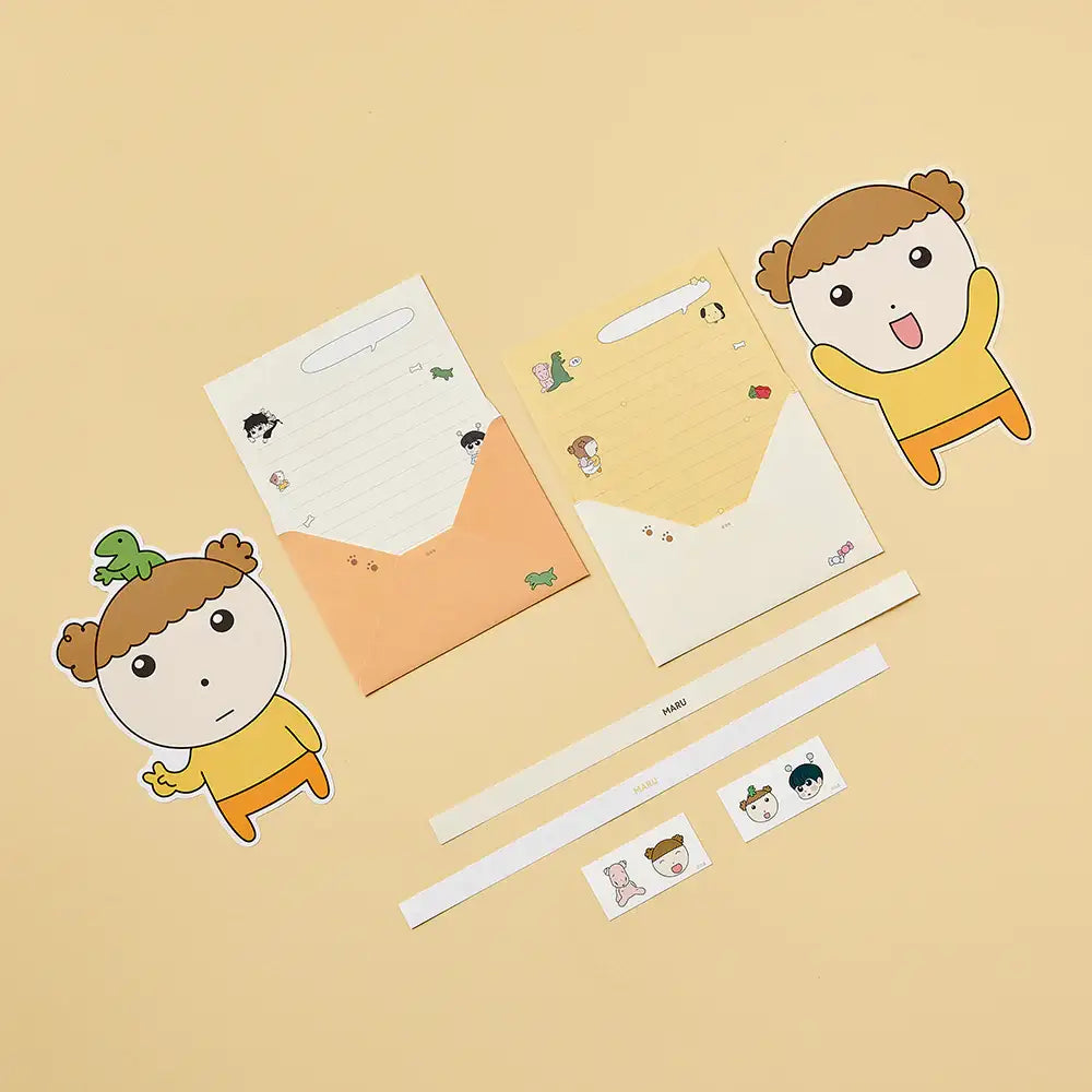 Maru Is a Puppy - Stationery Set - Webtoon Friends - Home & Living, Accessories - Harumio