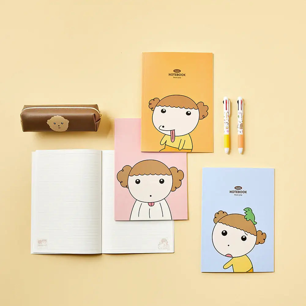 Maru Is a Puppy - B5 Bound Notebook - Webtoon Friends - Home & Living, Accessories - Harumio