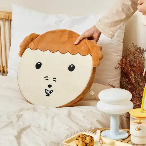Maru Is a Puppy - Face Cushion - Webtoon Friends - Home & Living, Accessories - Harumio