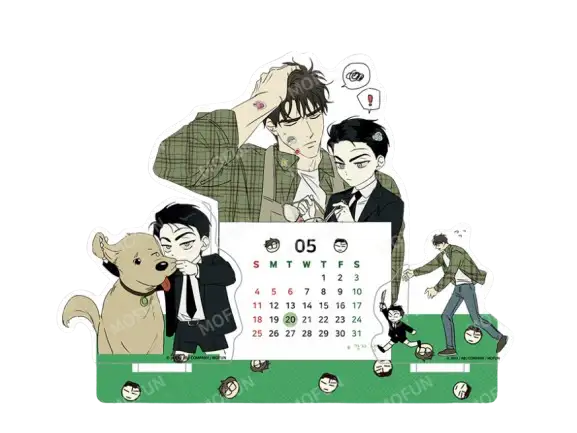 Under the Greenlight: In Dreams x Mofun - Mongri Season Greeting Set - Mofun - Acrylic Keyring - Harumio