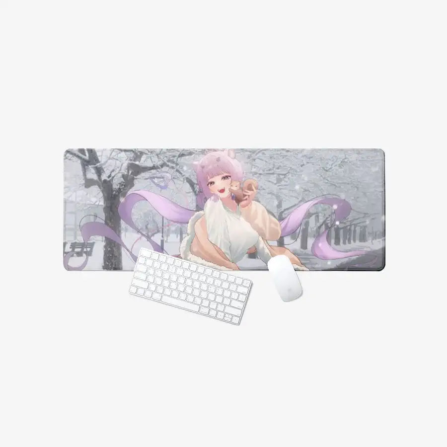 Nyungseu - Winter Walking Desk Pad - Marpple Shop - Desk Mat - Harumio