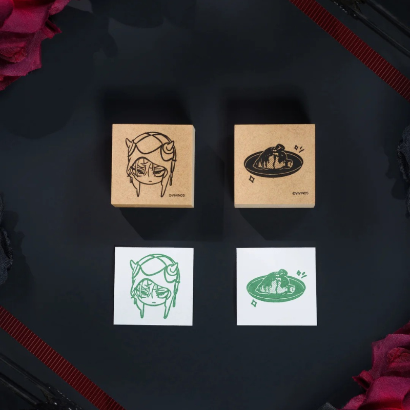 Alien Stage x March Monster Cafe - Chibi Stamp Set