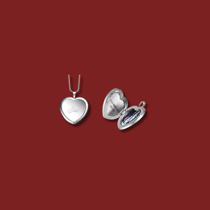Alien Stage Karmic Angel - Heart Photo Frame Pendant