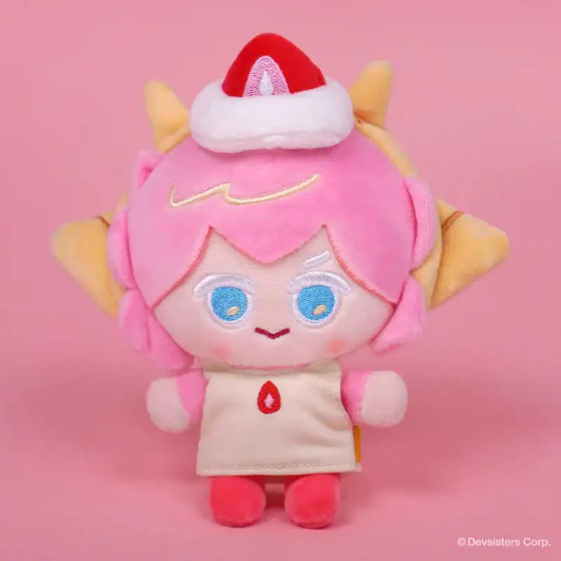 Cookie Run - Crepe Crash Strawberry Crepe Flavor Cookie Doll Keyring - Cookie Run - Keyring - Harumio