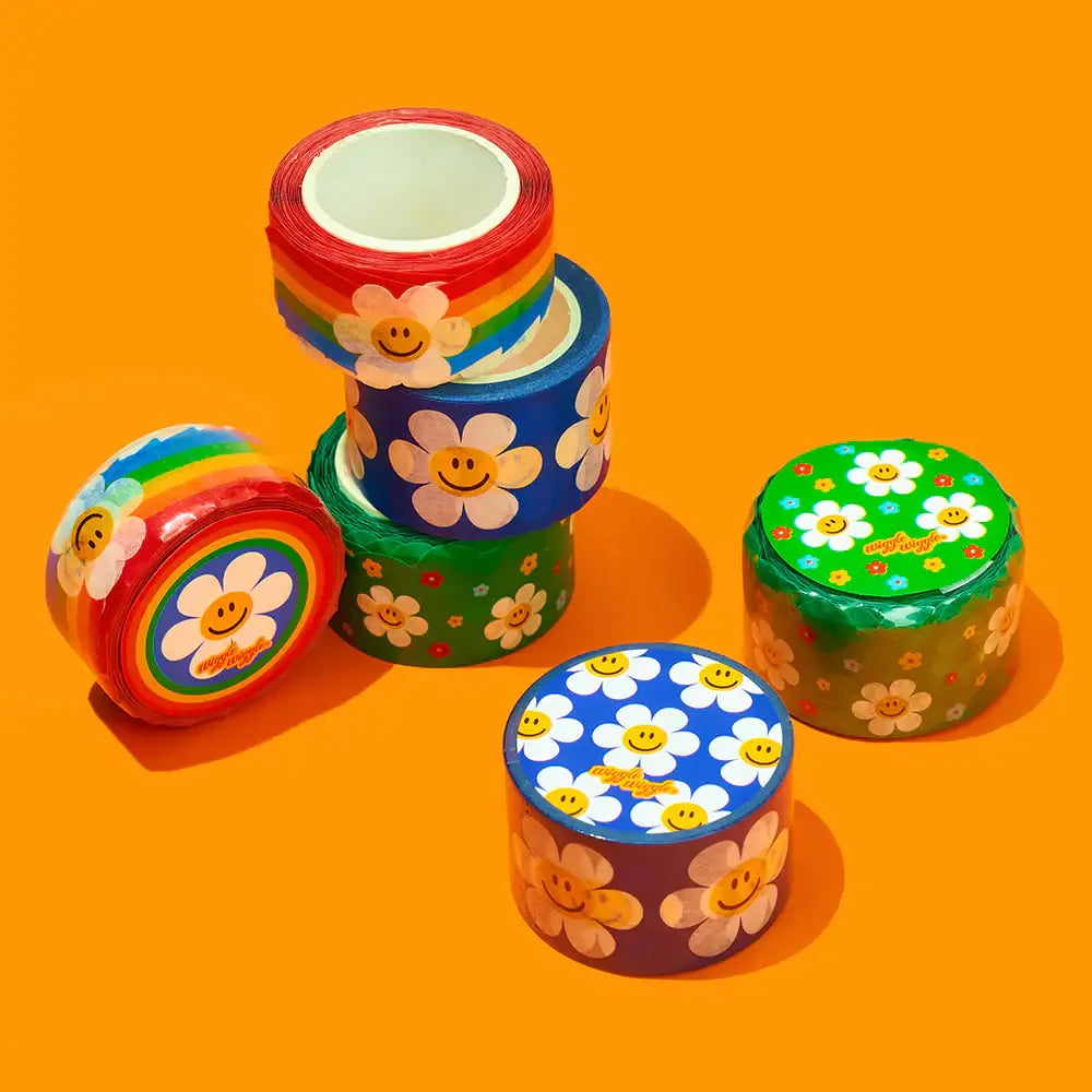 Wiggle Wiggle - Colorful Masking Tape - Wiggle Wiggle - Home & Living, Accessories - Harumio