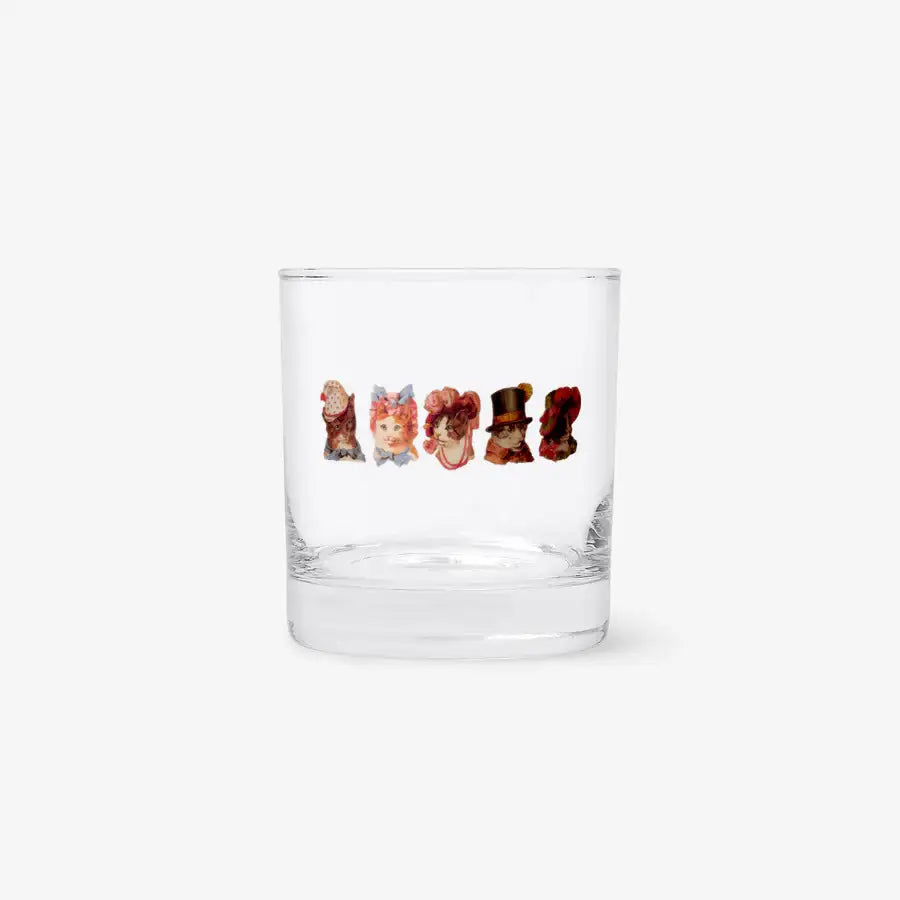 Queens Rain - Kitty Kitty Glass Cup - Marpple Shop - Glass Cup - Harumio