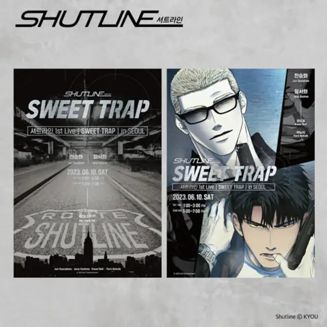 Shutline - Sweet Trap Poster Set (2 pcs) - Lezhin - Home & Living, Accessories - Harumio