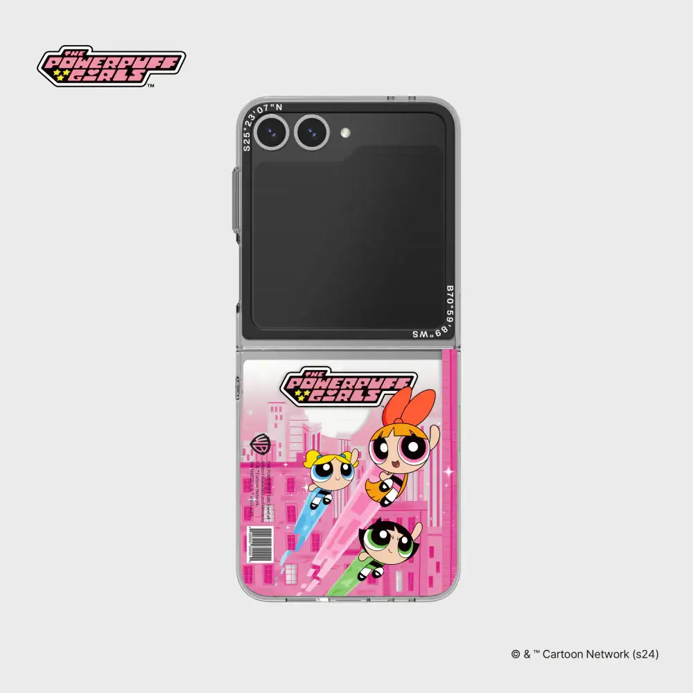 SLBS - Powerpuff Girls Slim Impression Case (Galaxy Z Flip6) - SLBS - Phone Case - Harumio