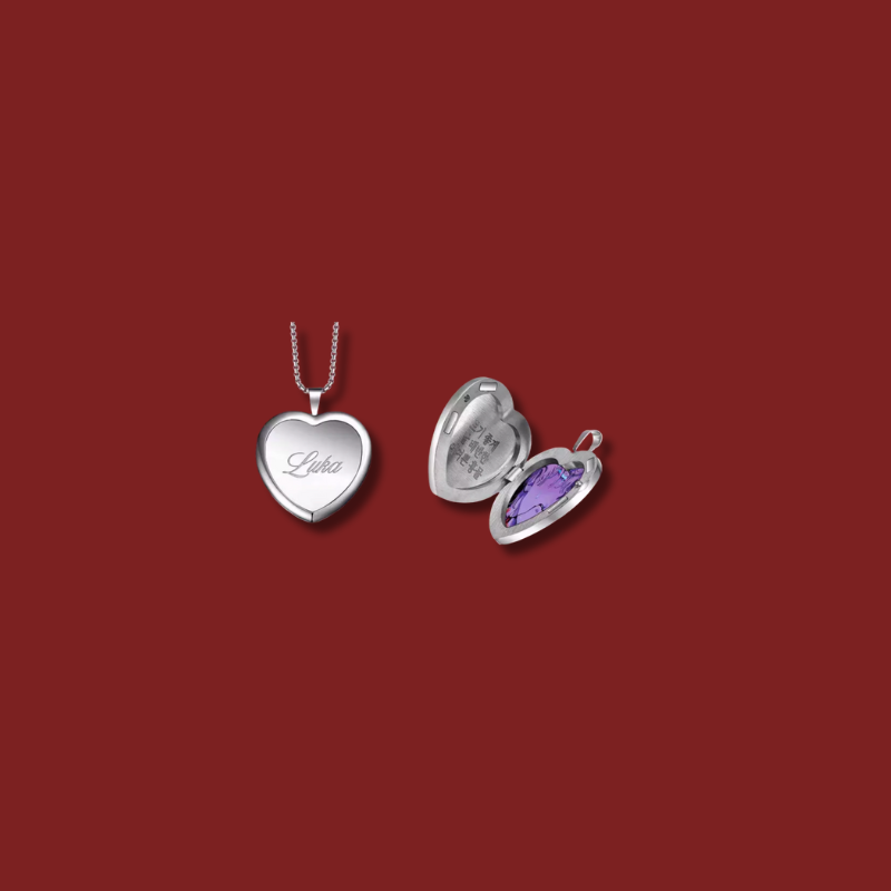 Alien Stage Karmic Angel - Heart Photo Frame Pendant