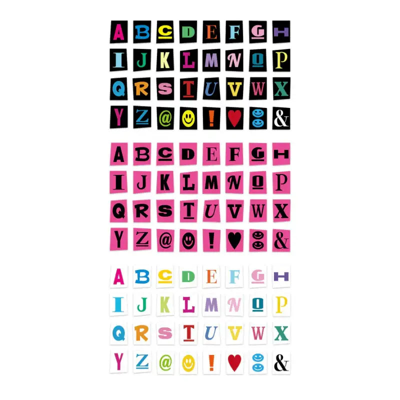 THENCE - Big Letter Sticker Set - THENCE - Stickers - Harumio