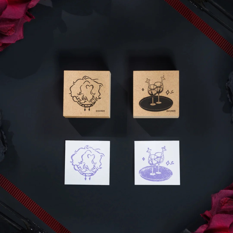 Alien Stage x March Monster Cafe - Chibi Stamp Set