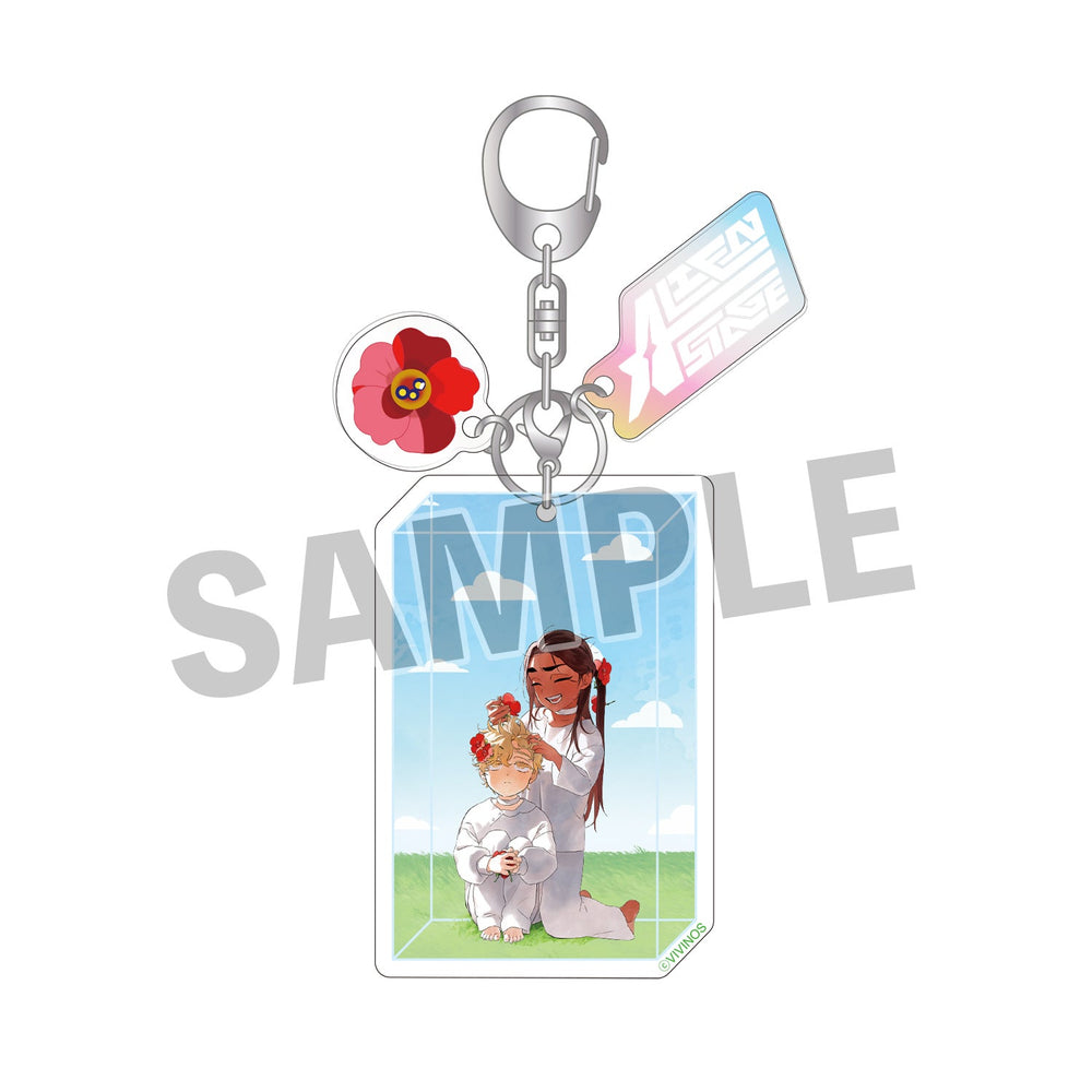ALIEN STAGE Alien Stage - Acrylic Charm Keyring - Super Groupies - Keyring - Harumio