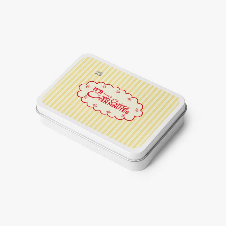 100clock10min - 10:10 Hinged Tin Case - Marpple Shop - Tin Case - Harumio