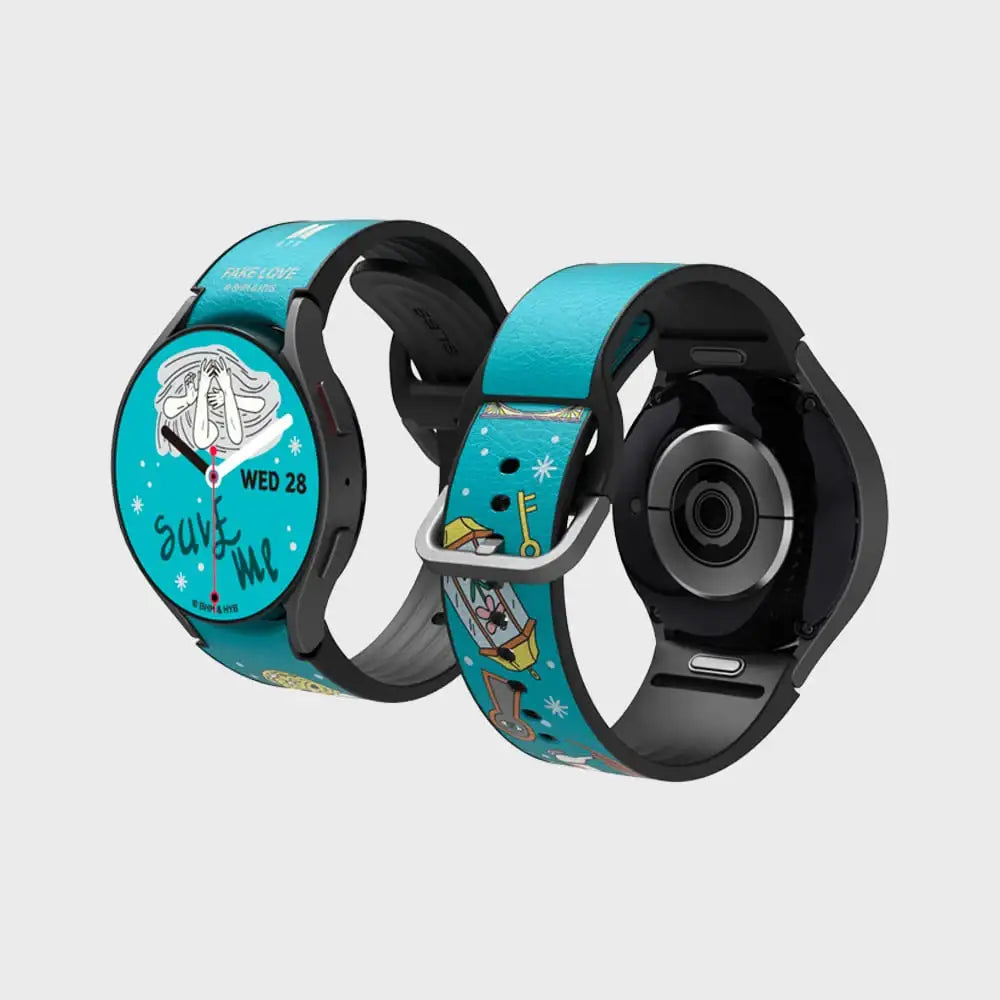 SLBS - BTS Fake Love Music Theme Hybrid Watch Strap (Galaxy Watch6) - SLBS - Home & Living, Accessories - Harumio