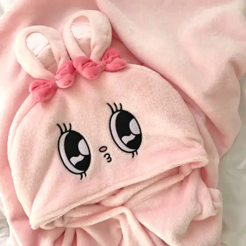 Esther Bunny - Shaped Hooded Blanket - Soone Content - Hooded Blankets - Harumio