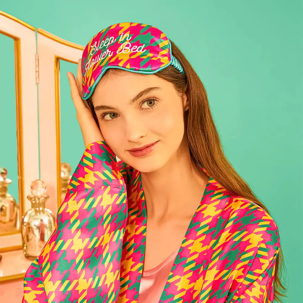 Wiggle Wiggle - Hound Tooth Check Sleep Travel Set - Wiggle Wiggle - Travel Kit - Harumio