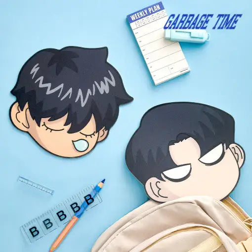Garbage Time - Jakppung Mousepad - Webtoon Friends - Mousepad - Harumio