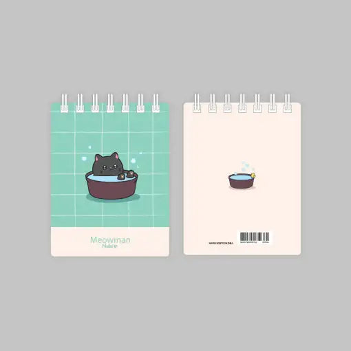 Meow Man - Mini Notebook - Webtoon Friends - Home & Living, Accessories - Harumio
