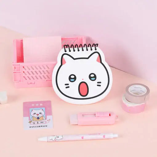 Meow Man - Face Notebook - Webtoon Friends - Home & Living, Accessories - Harumio