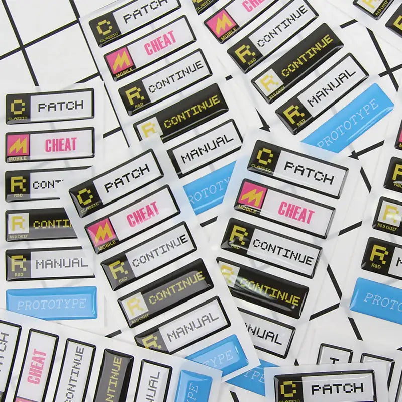 Guardians Of The Video Game - Epoxy Sticker Set - Webtoon Shop - Stickers - Harumio