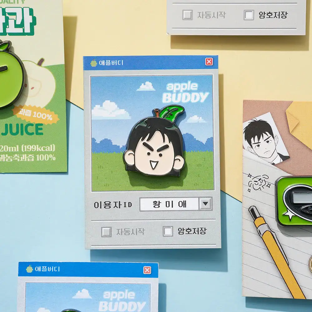 After School Lessons For Unripe Apples - Metal Badge - Webtoon Friends - Metal Badges - Harumio